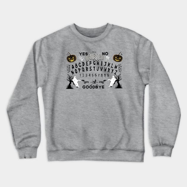 Halloween Ouija Board Crewneck Sweatshirt by TJWDraws